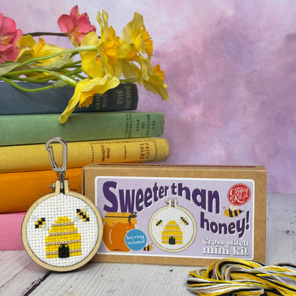 Sweeter than Honey! Mini Matchbox Cross Stitch Kit