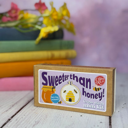 Sweeter than Honey! Mini Matchbox Cross Stitch Kit