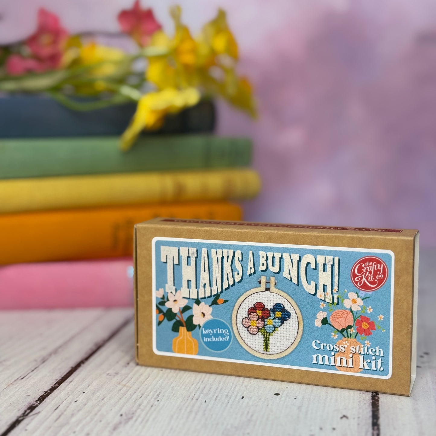 Thanks a Bunch! Mini Matchbox Cross Stitch Kit