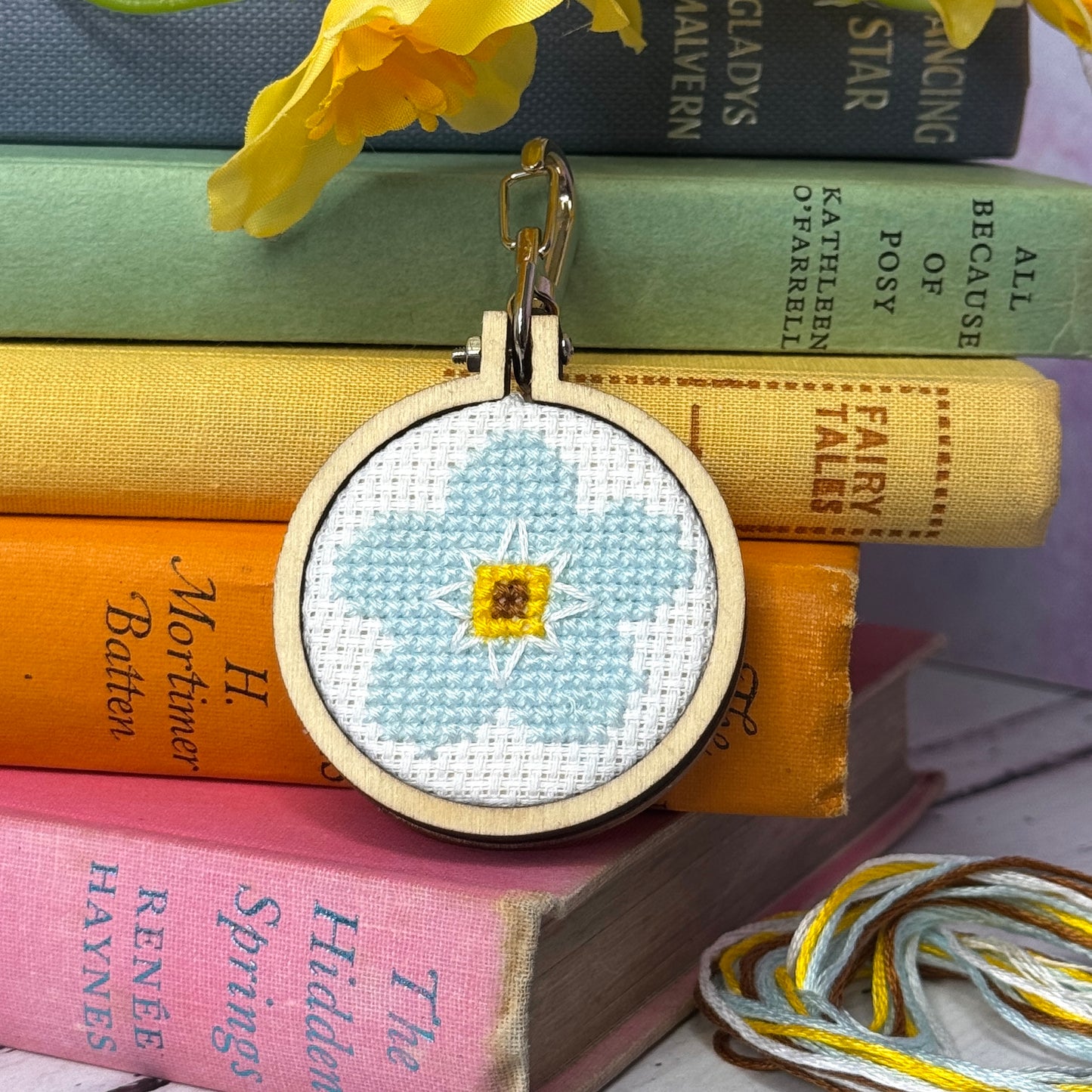 Forget-Me-Not! Mini Matchbox Cross Stitch Kit