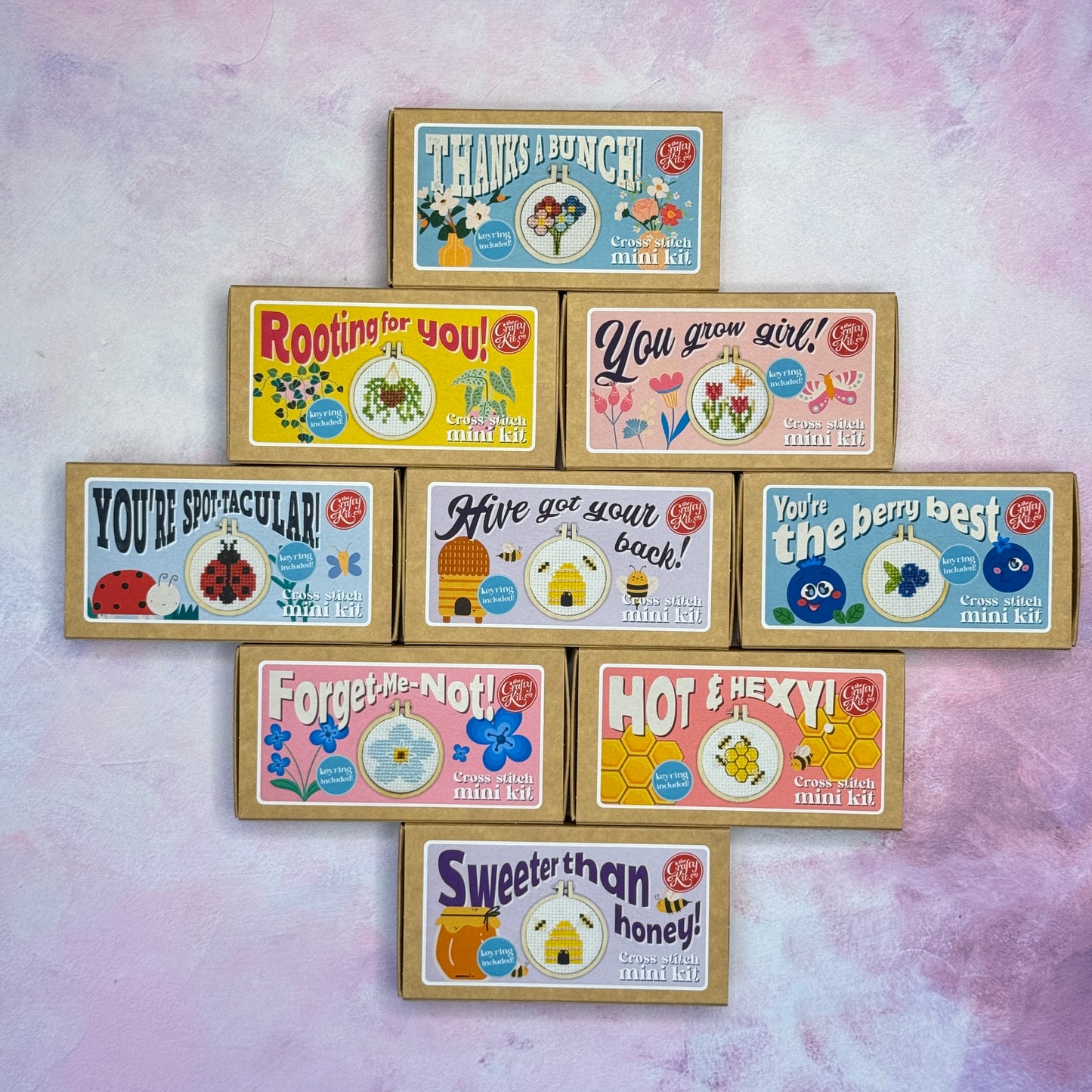 You're Spot-tacular! Mini Matchbox Cross Stitch Kit