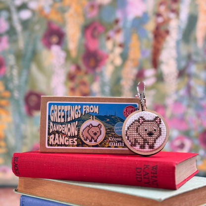 Greetings from Dandenong Ranges Mini Matchbox Cross Stitch Kit