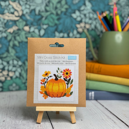 Trimits Stitch your Own Pumpkin Cross Stitch Kit
