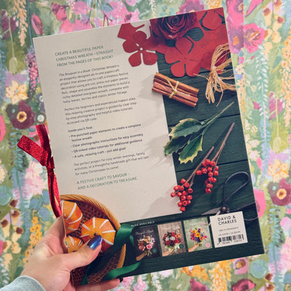 Bouquet in a Book - Christmas Wreath Paperback