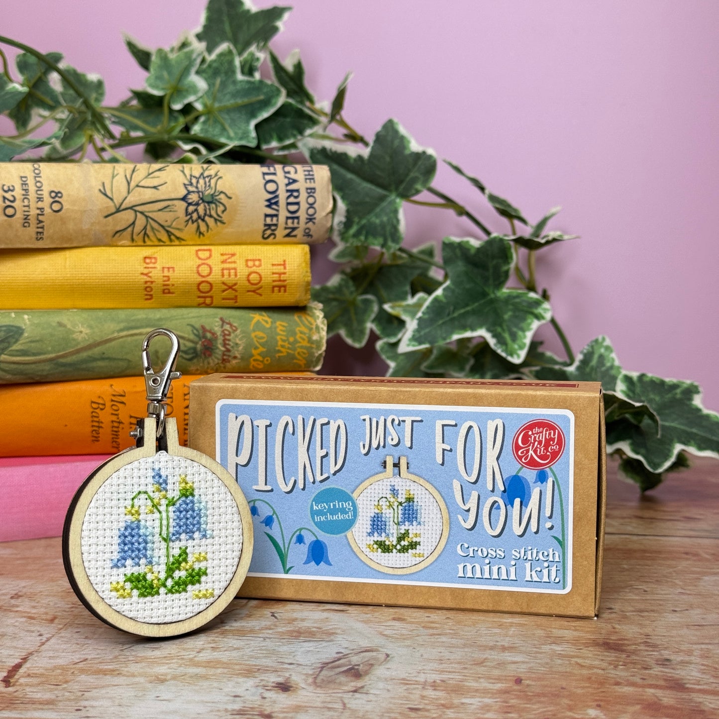 Picked Just for You! Mini Matchbox Cross Stitch Kit