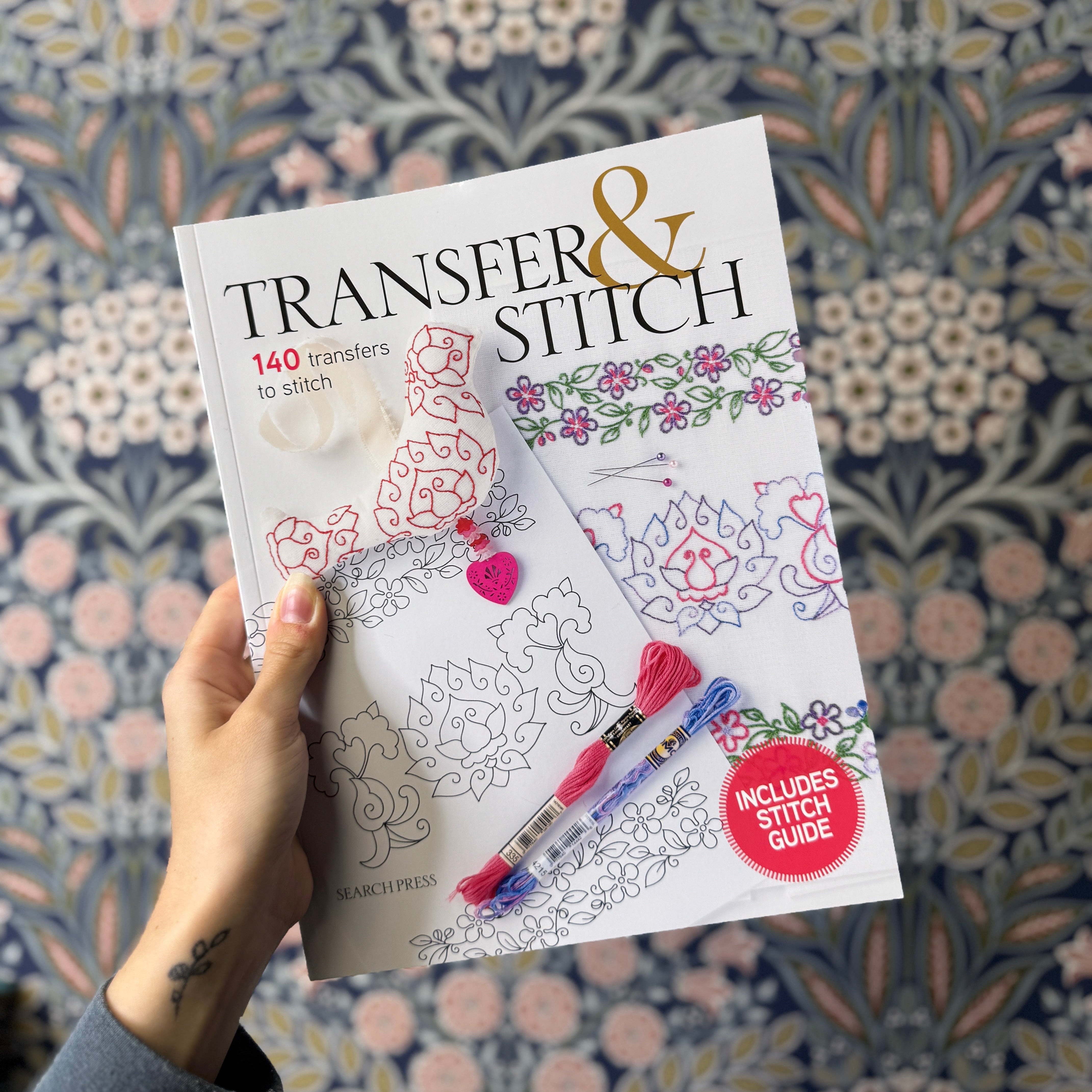 Transfer & Stitch Embroidery Pattern Book – The Crafty Kit Company