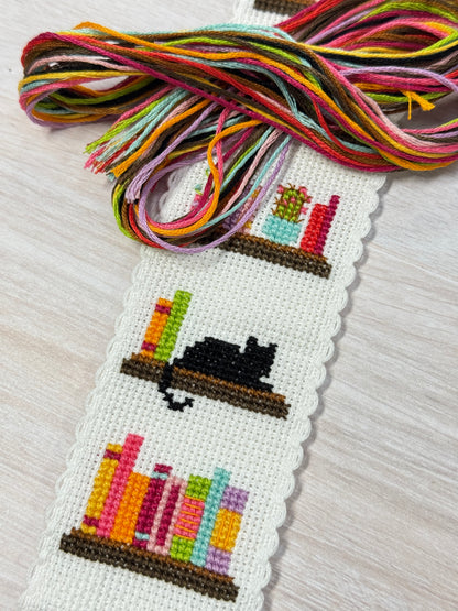 Book Lover Cross Stitch Bookmark Kit