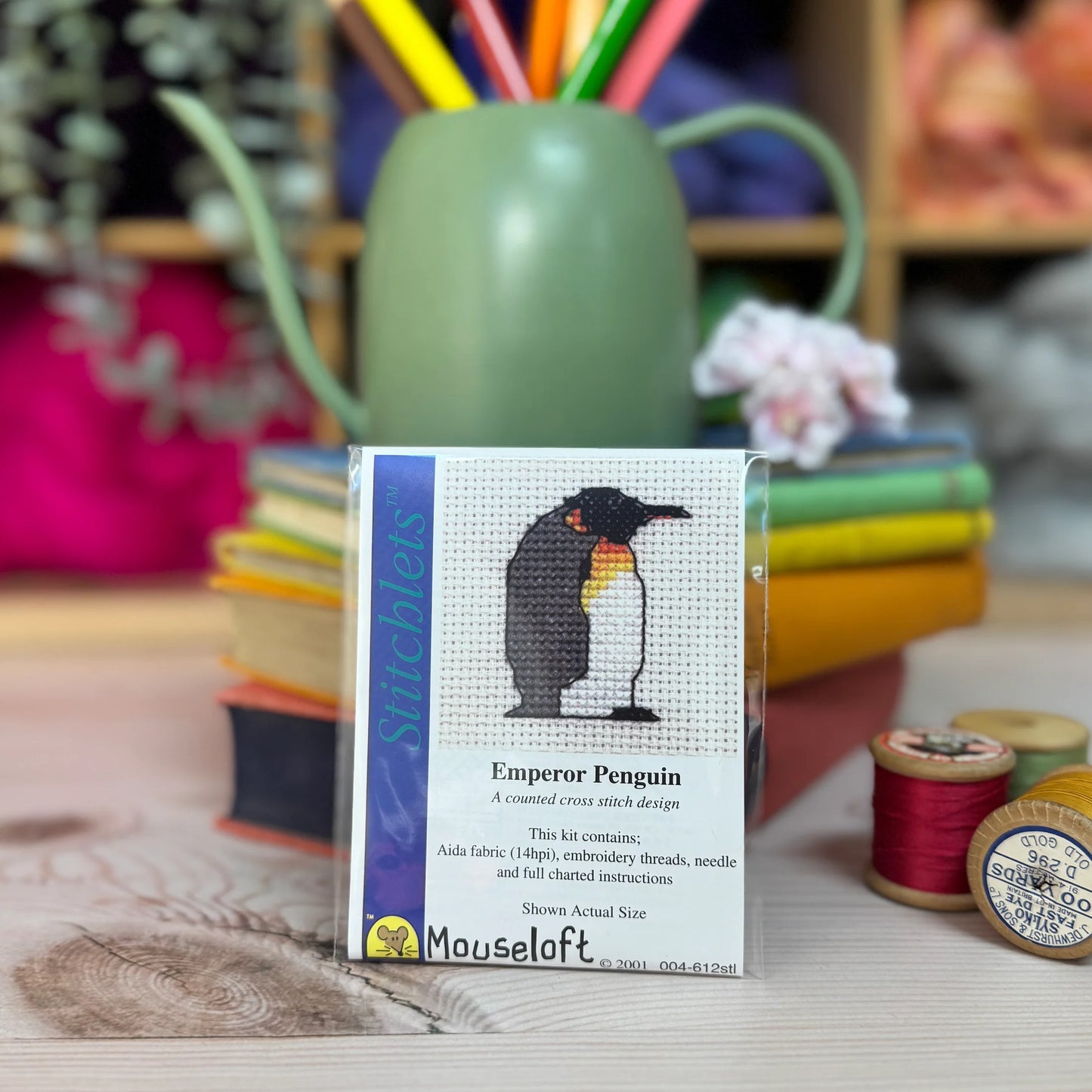 Stitchlets Emperor Penguin Mini Cross Stitch Kit