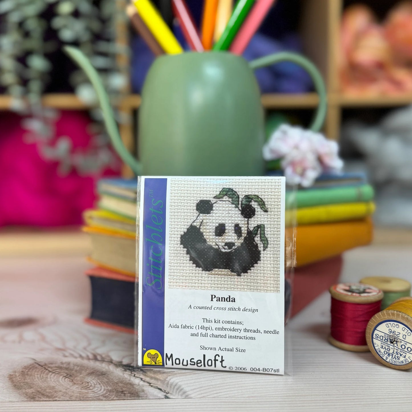 Stitchlets Panda Mini Cross Stitch Kit
