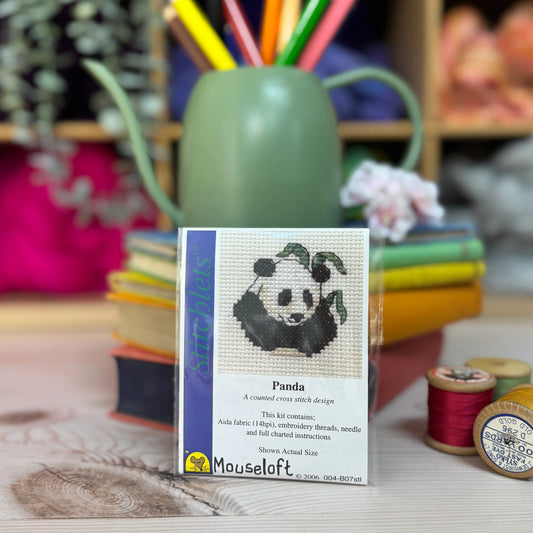 Stitchlets Panda Mini Cross Stitch Kit