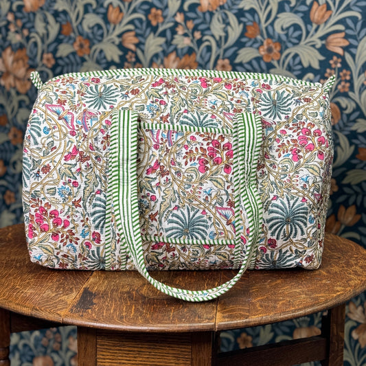 Large Quilted Duffle Bag (Pattern 4)