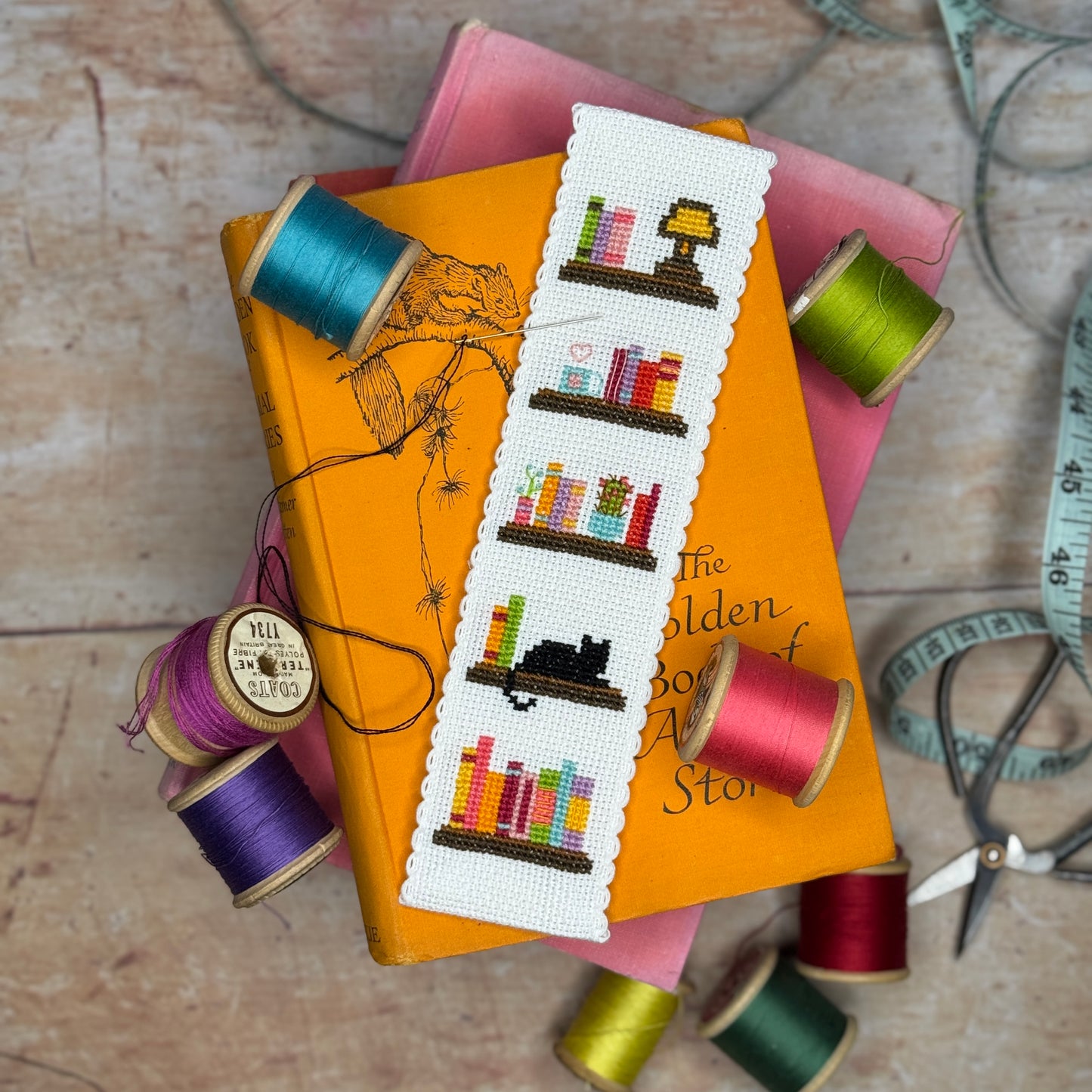 Book Lover Cross Stitch Bookmark Kit