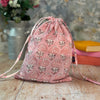 Small Indian Drawstring Cotton Bags