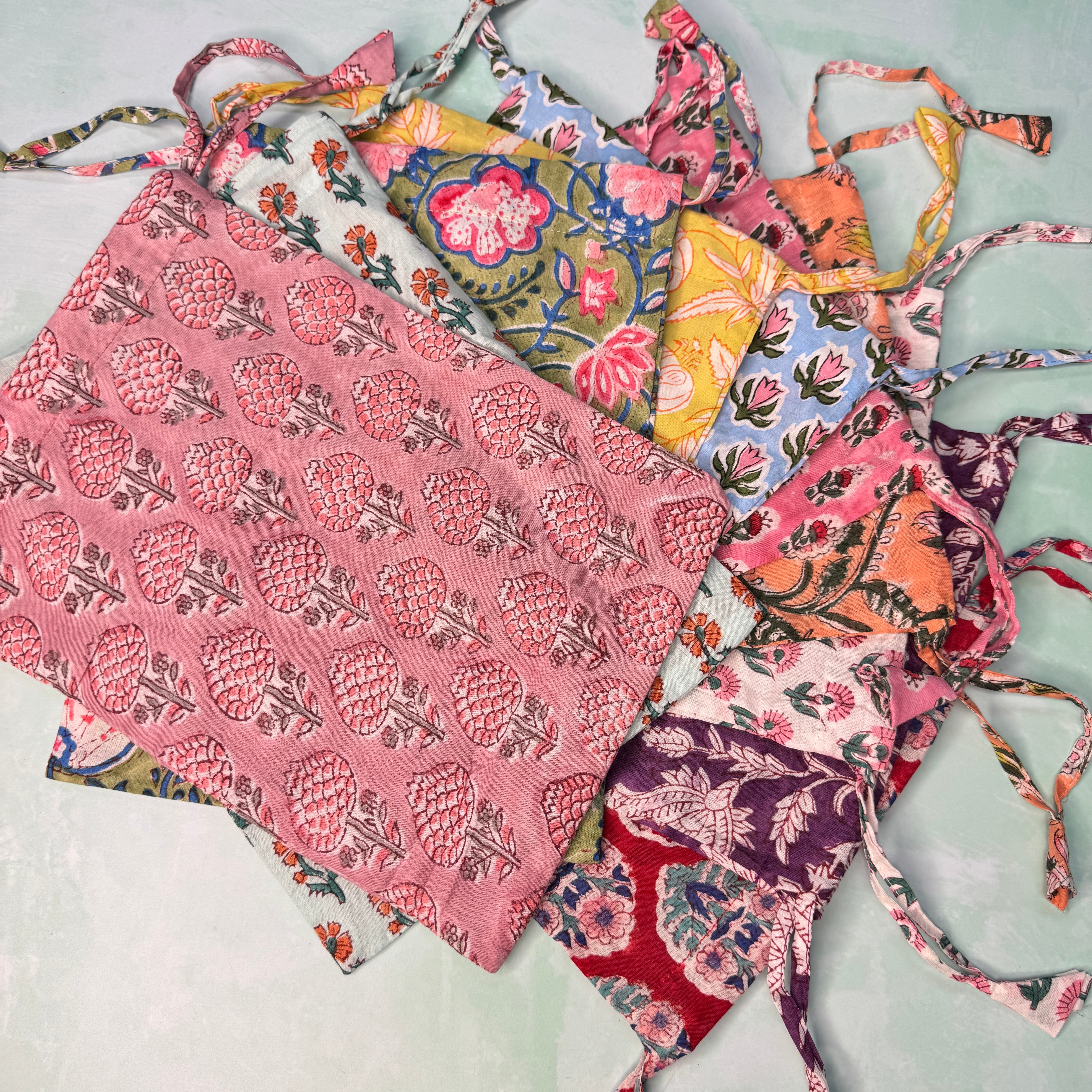 Small Indian Drawstring Cotton Bags – The Crafty Kit Company