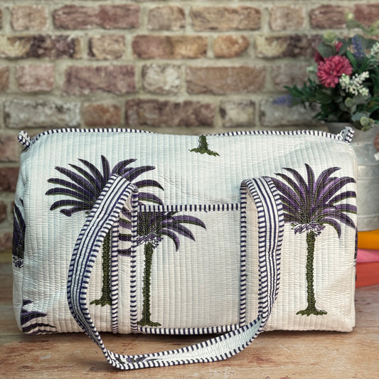 Large Quilted Duffle Bag (Pattern 4)