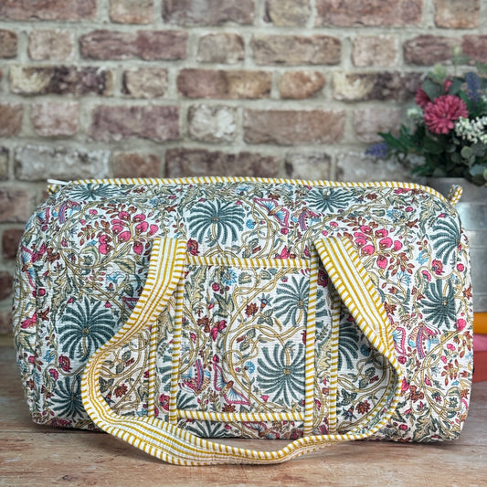 Large Quilted Duffle Bag (Pattern 3)