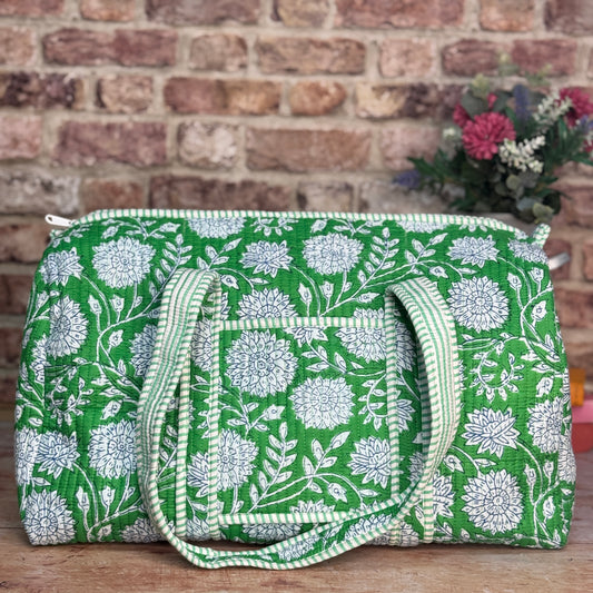 Large Quilted Duffle Bag (Pattern 2)