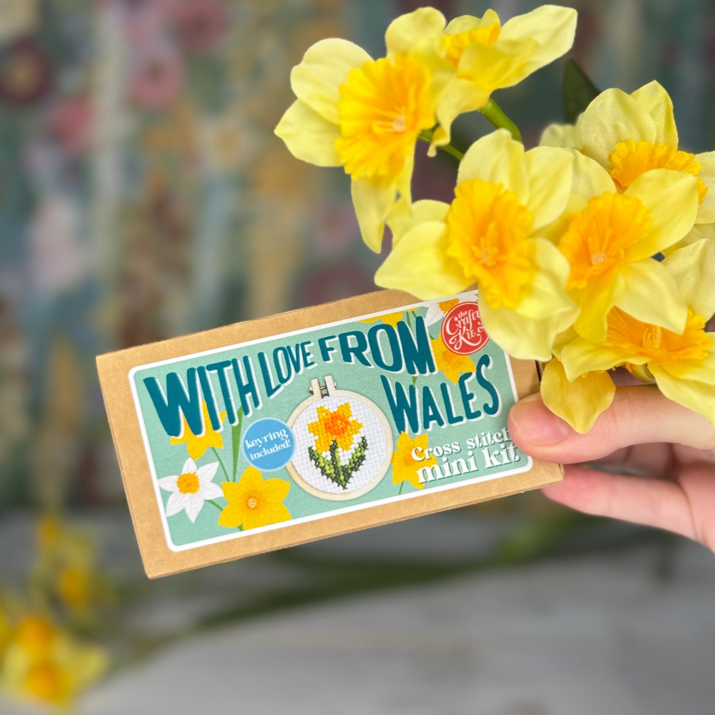 With Love from Wales Mini Matchbox Cross Stitch Kit