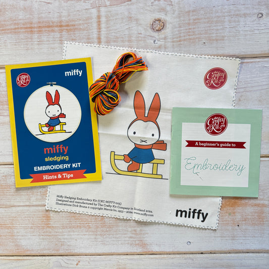 Miffy Sledging Embroidery Pack