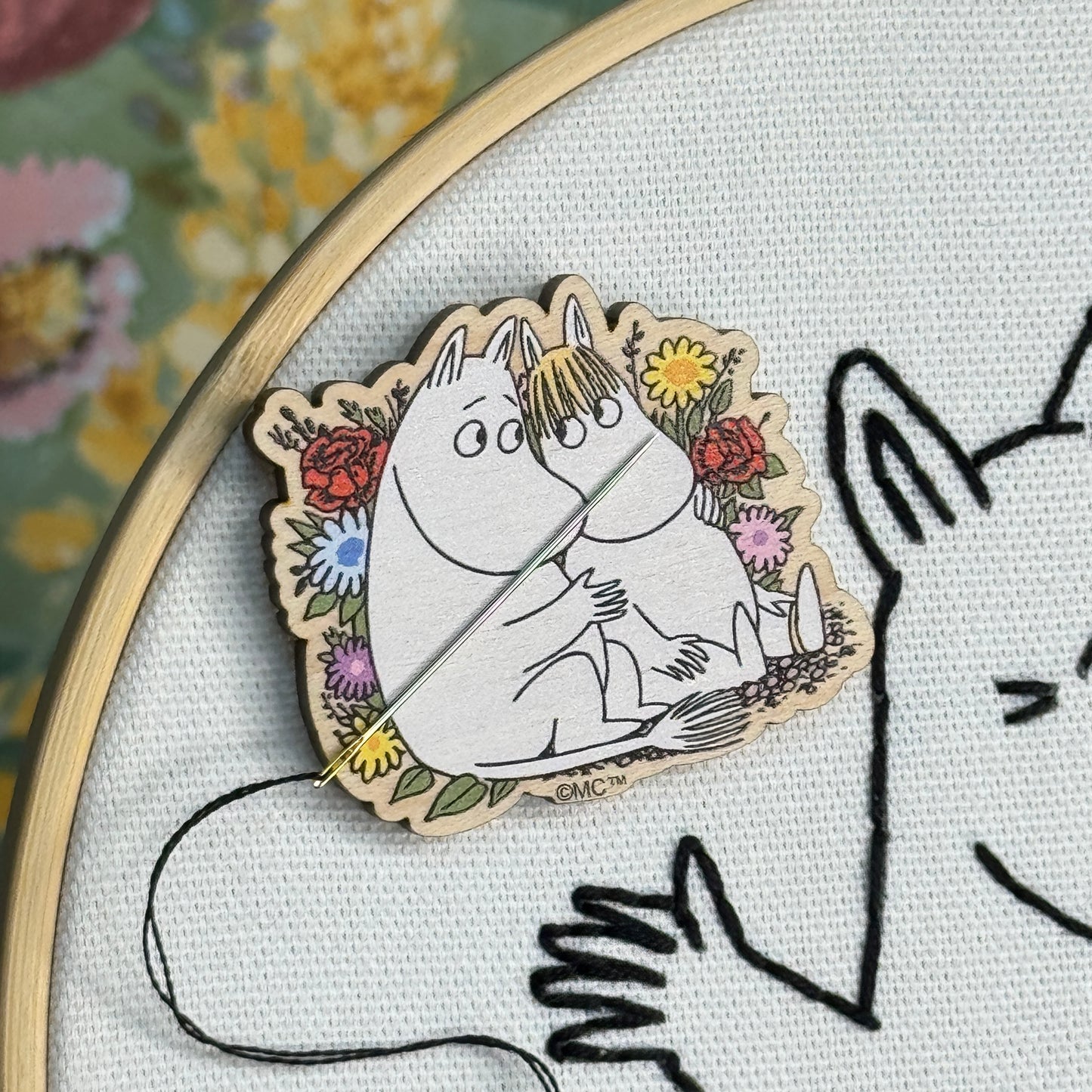 Moomin - Snorkmaiden & Moomintroll Needle Minder