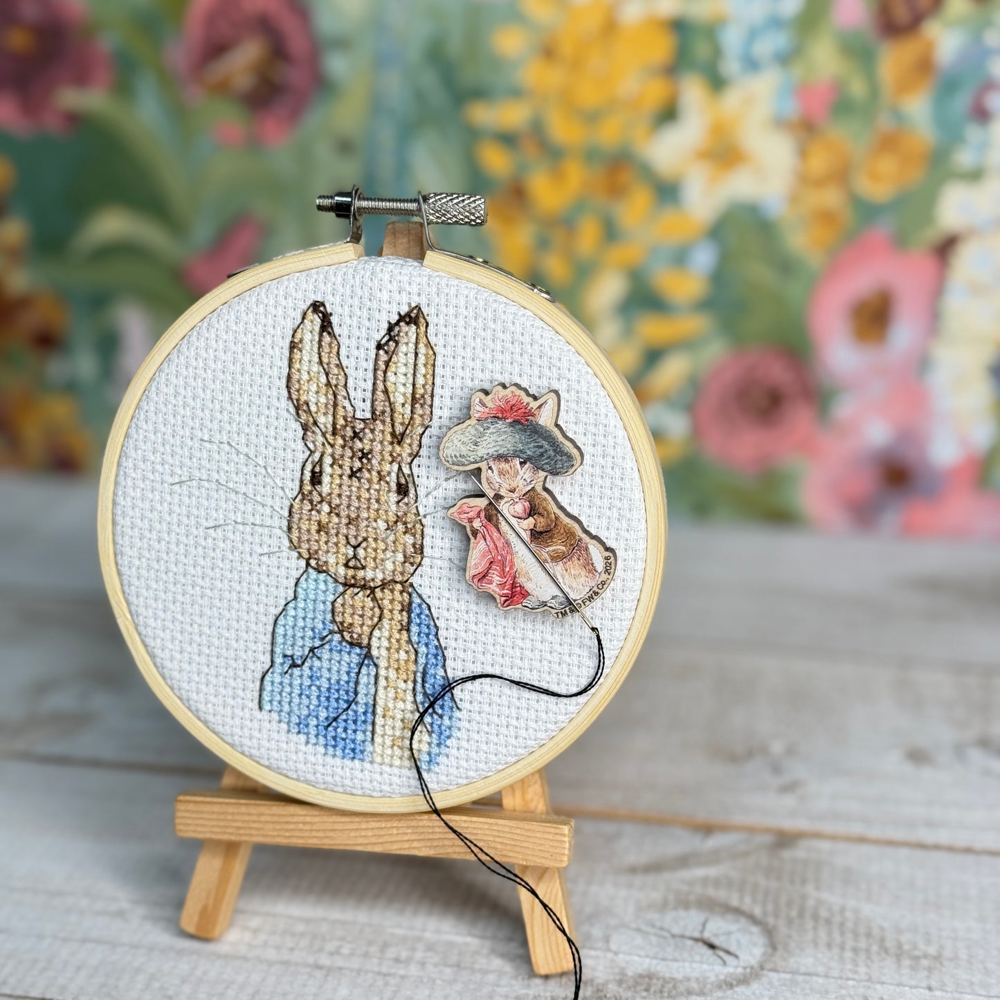 Beatrix Potter - Benjamin Bunny Wooden Needle Minder