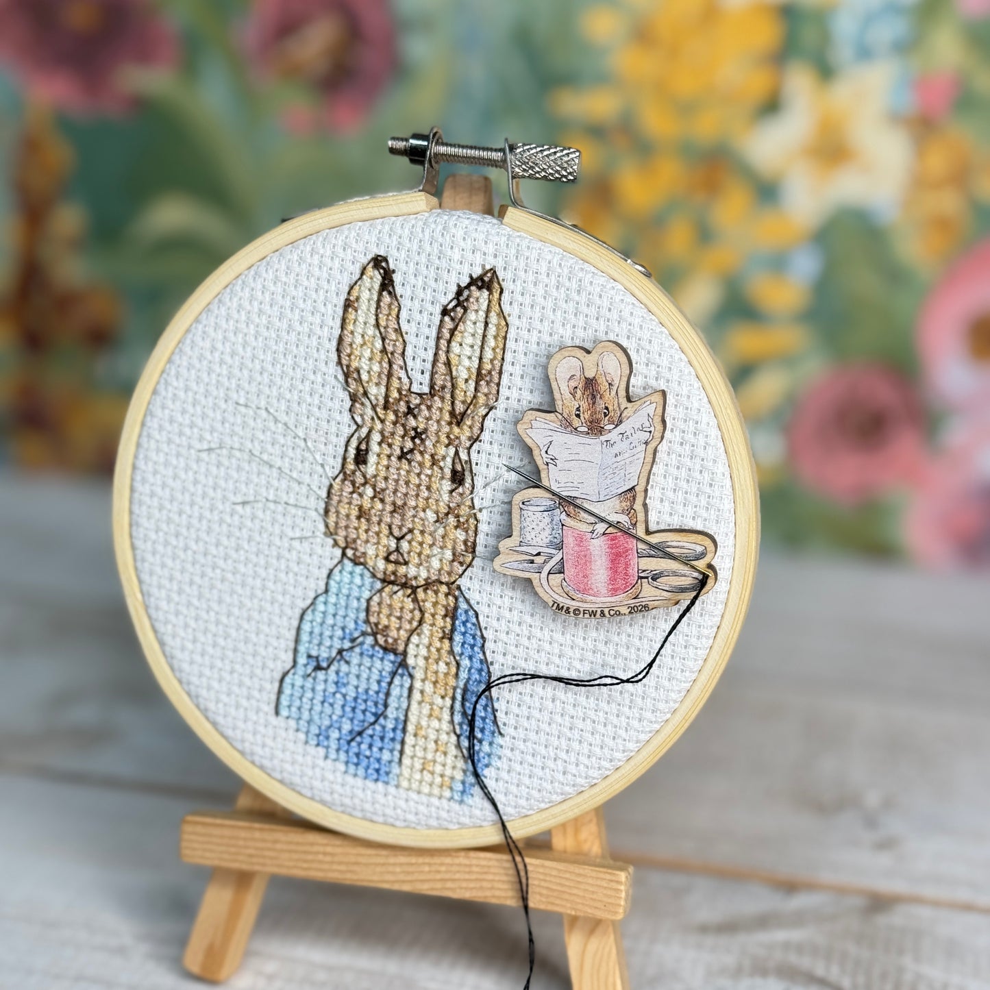 Beatrix Potter - Tailor of Gloucester Wooden Needle Minder