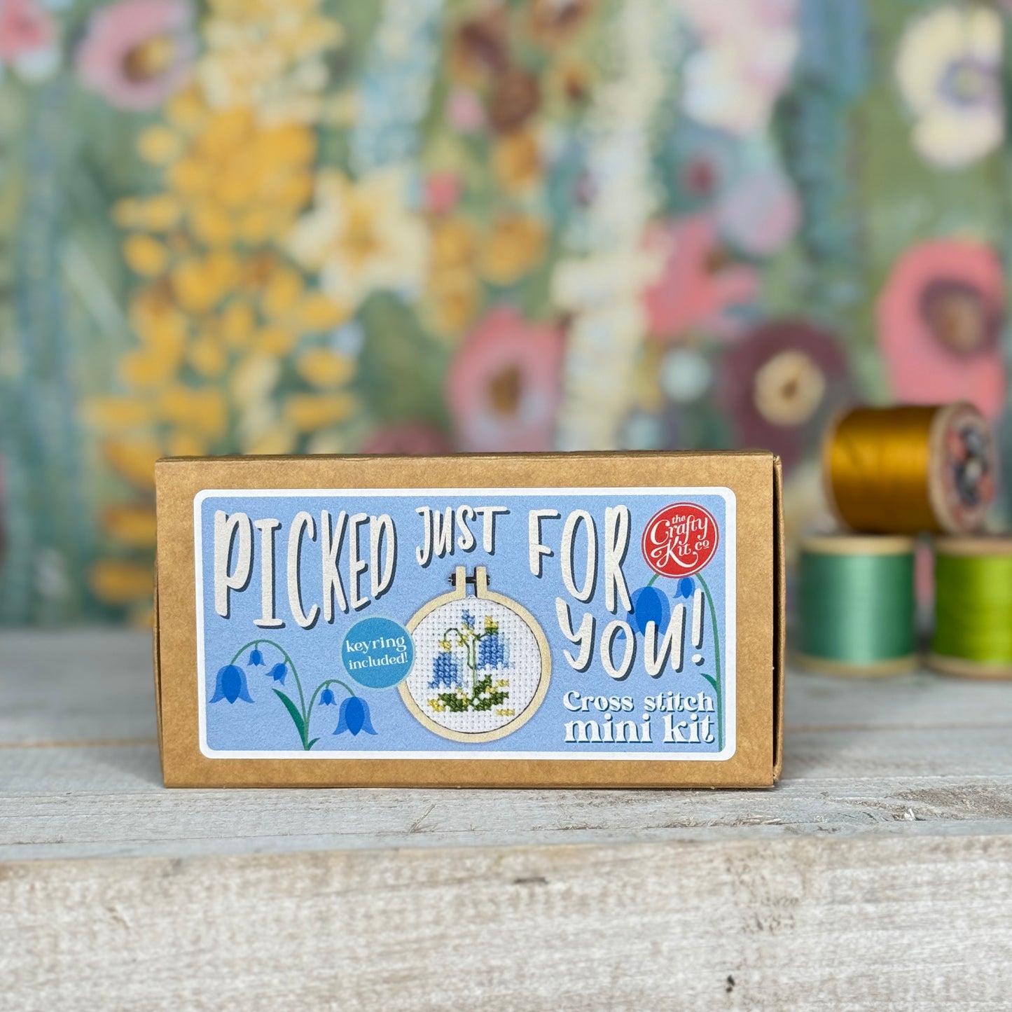 Picked Just for You! Mini Matchbox Cross Stitch Kit