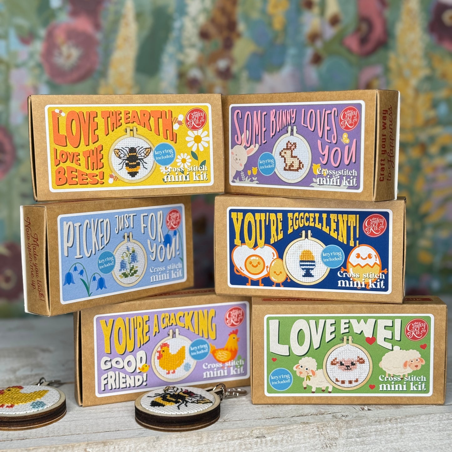 You're a Cracking Good Friend! Mini Matchbox Cross Stitch Kit