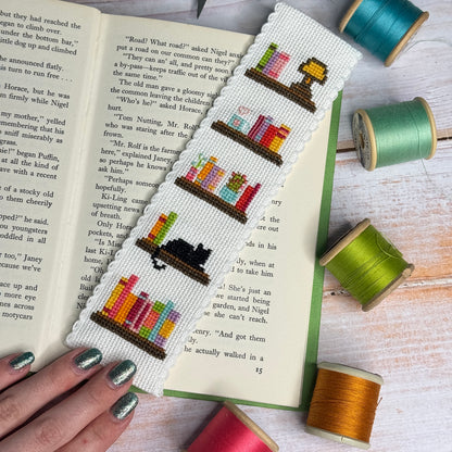 Book Lover Cross Stitch Bookmark Kit