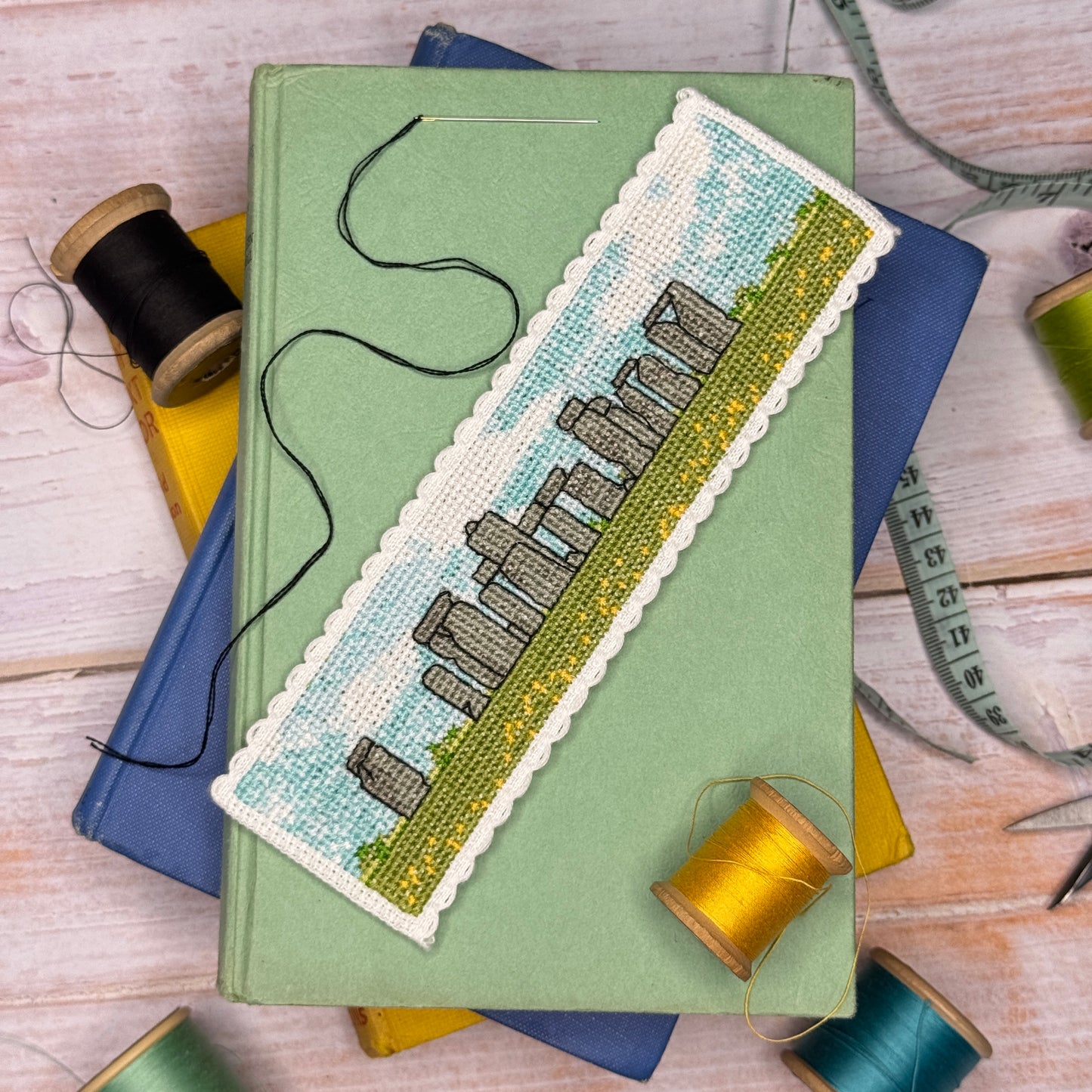 Stonehenge Cross Stitch Bookmark Kit