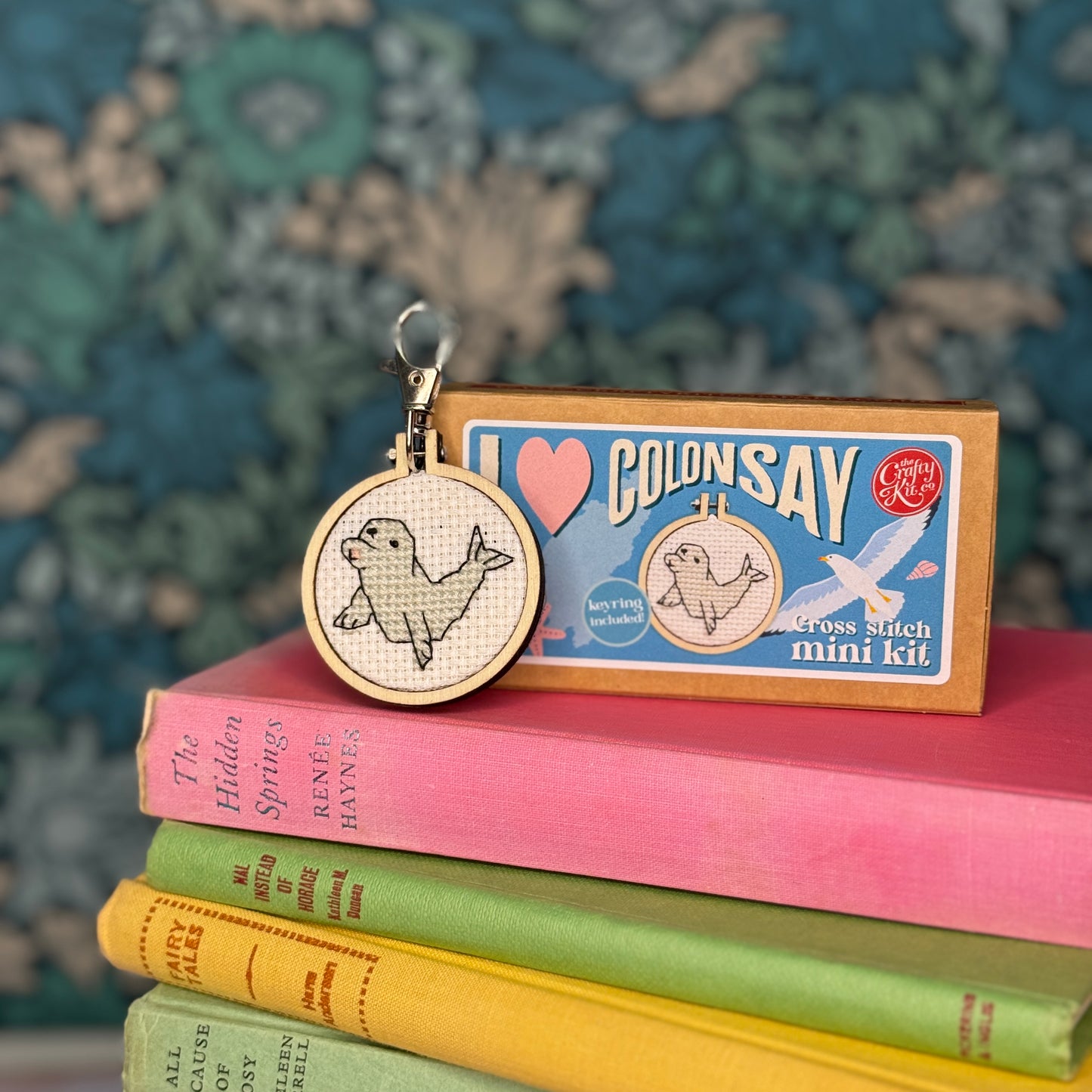 I Love Colonsay Mini Matchbox Cross Stitch Kit