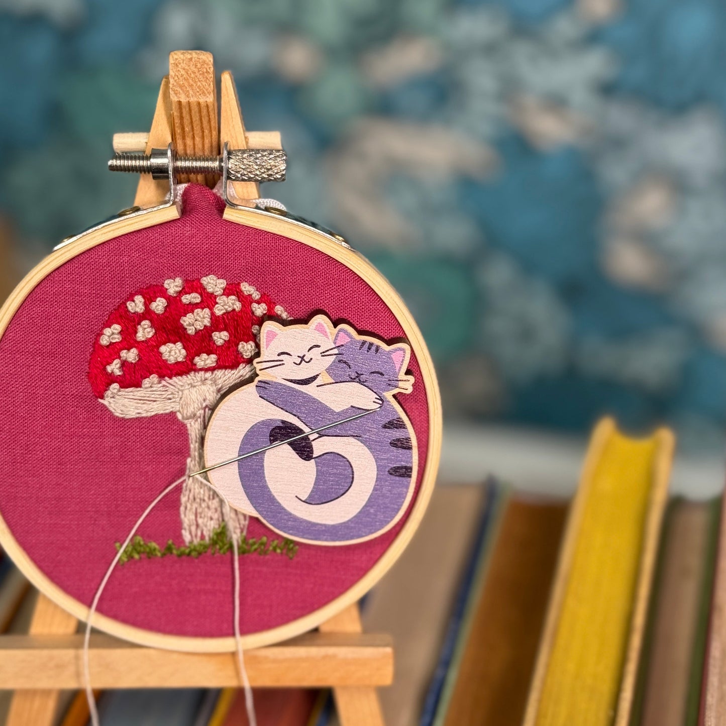 Cat Needle Minder - Besties
