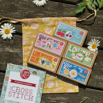 Summer Starter Collection ~ 5 Mini Matchbox Cross Stitch Kits