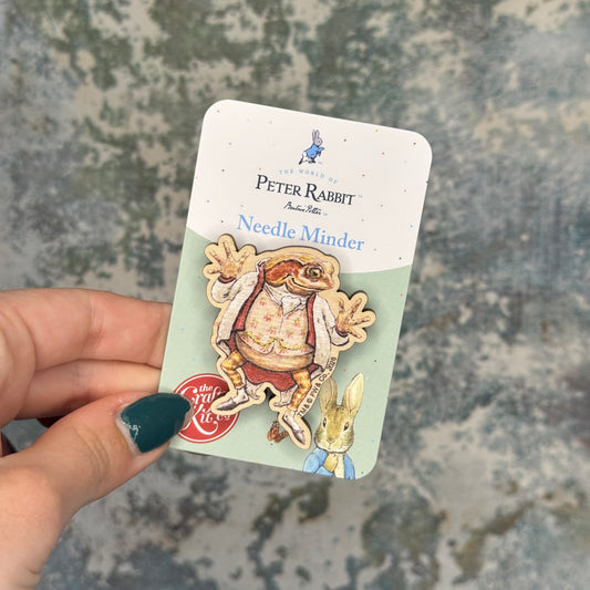 Beatrix Potter - Jeremy Fisher Wooden Needle Minder