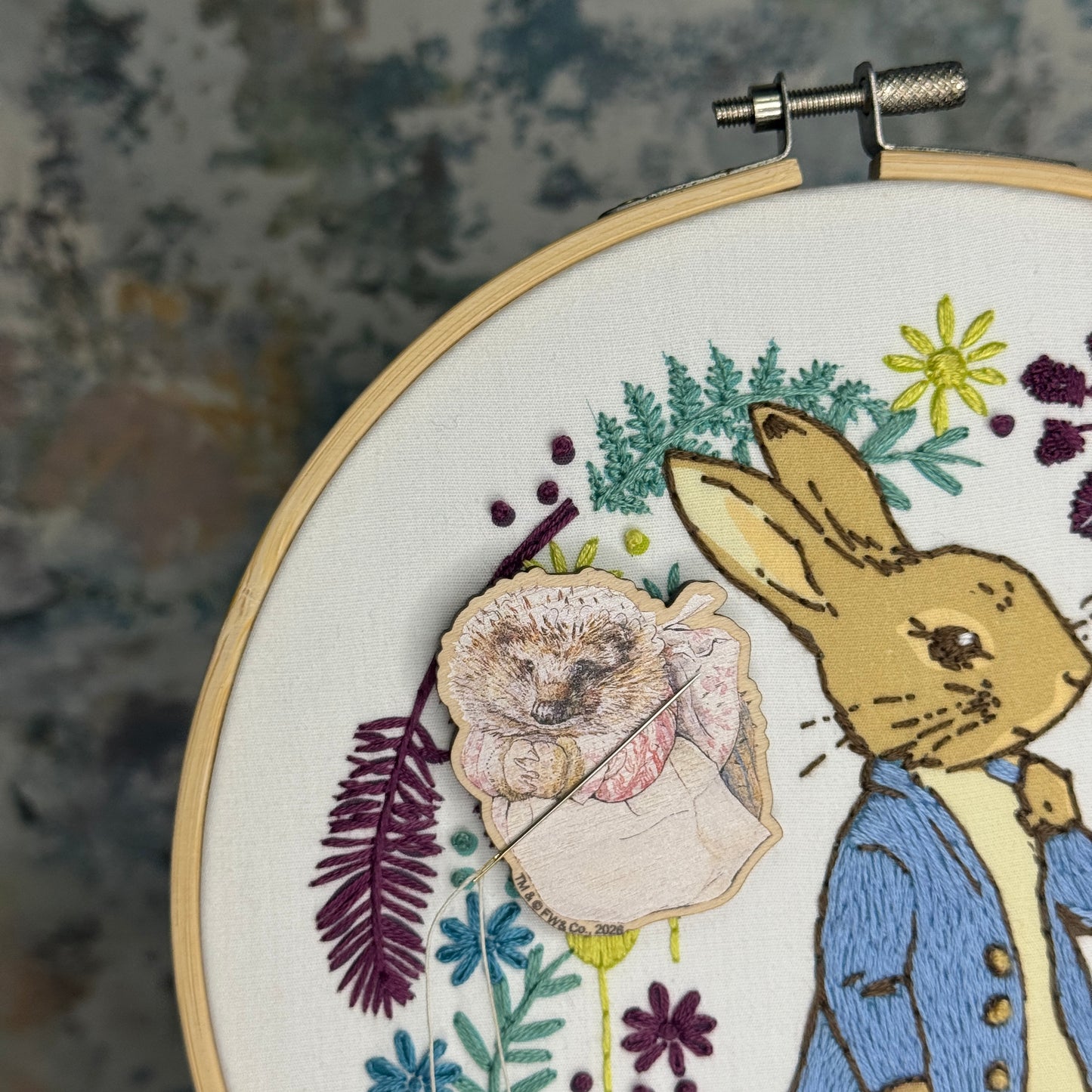 Beatrix Potter - Mrs Tiggy-Winkle Wooden Needle Minder
