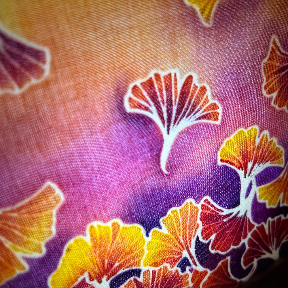 Golden Gingko - Batik Lamp Kit