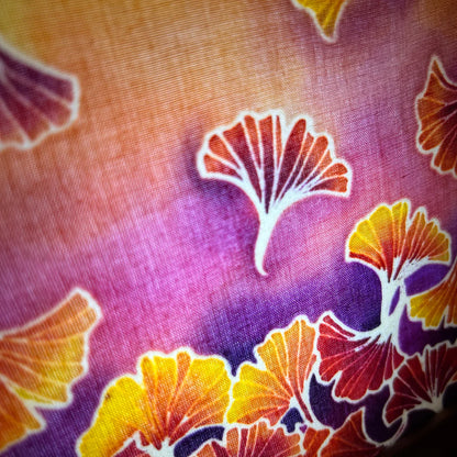 Golden Gingko - Batik Lamp Kit