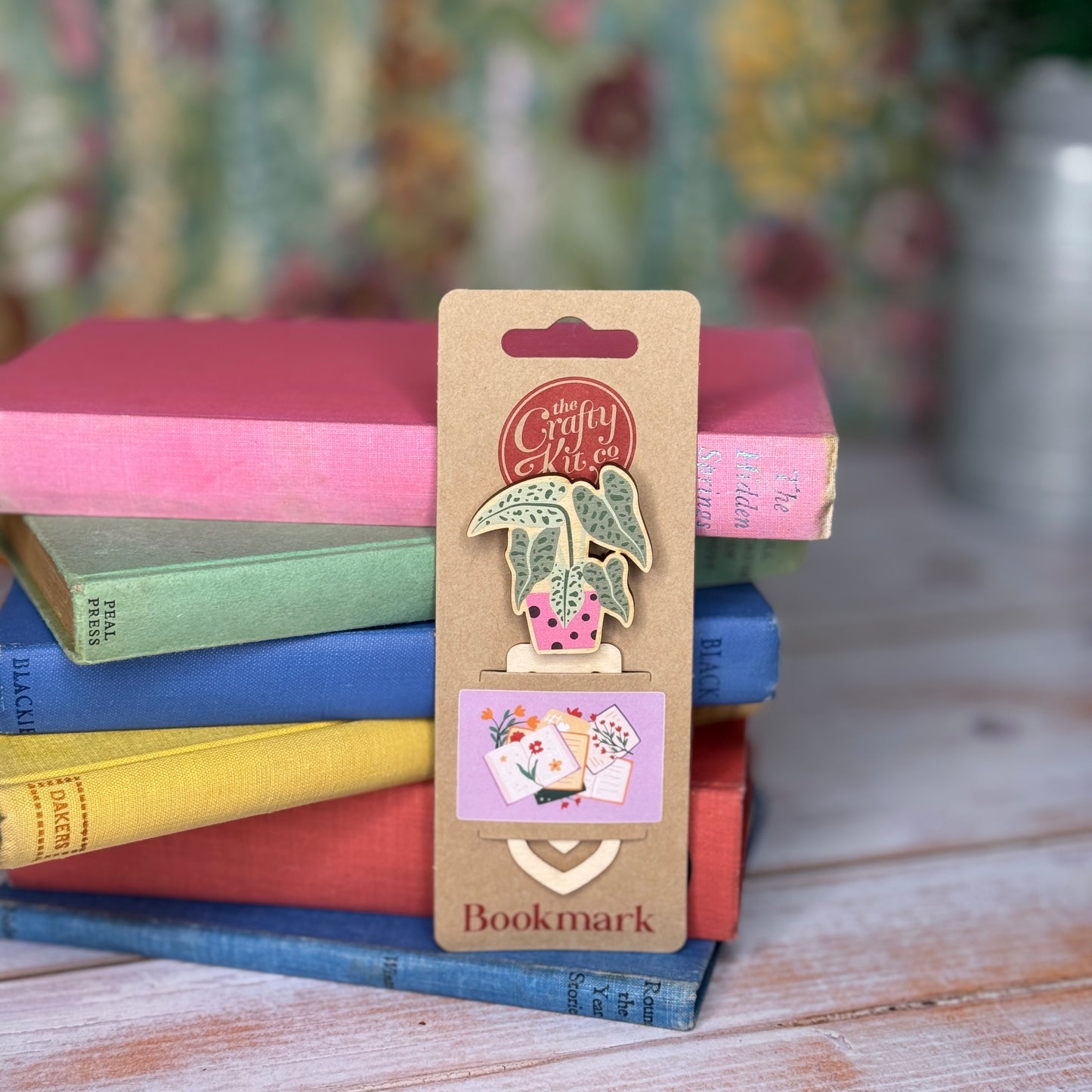 House Plant Wooden Bookmark