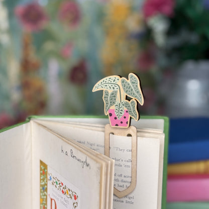 House Plant Wooden Bookmark