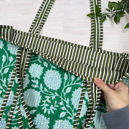 Small Reversible Quilted Tote Bag (pattern K)