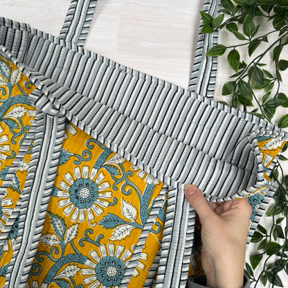 Small Reversible Quilted Tote Bag (pattern J)