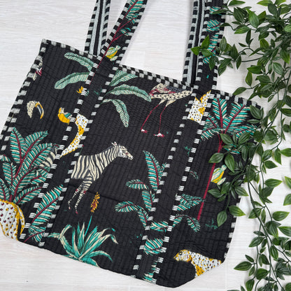 Small Reversible Quilted Tote Bag (pattern H)