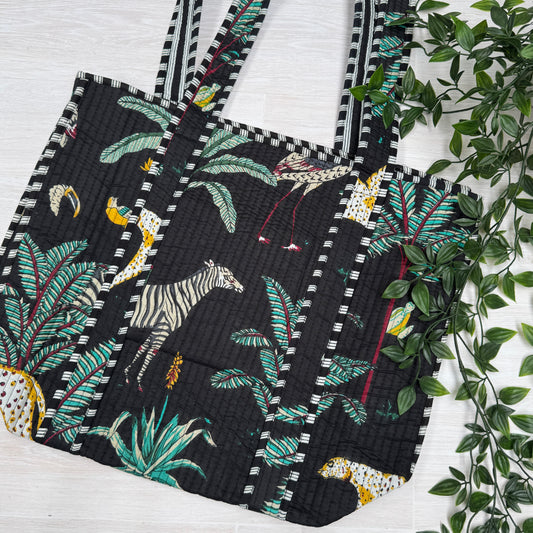 Small Reversible Quilted Tote Bag (pattern H)