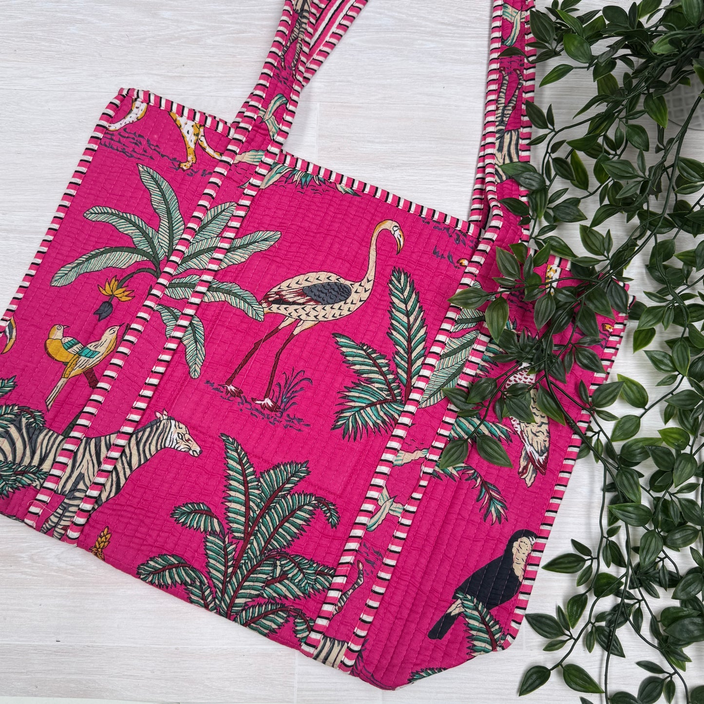 Small Reversible Quilted Tote Bag (pattern G)