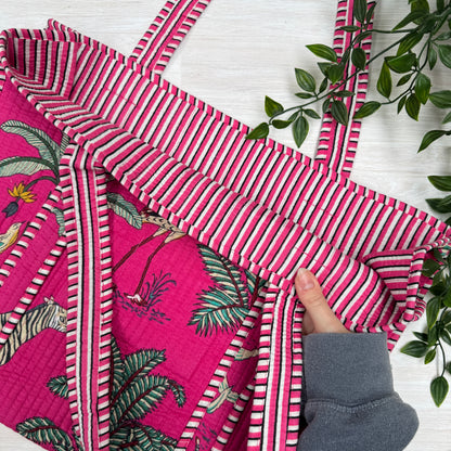 Small Reversible Quilted Tote Bag (pattern G)