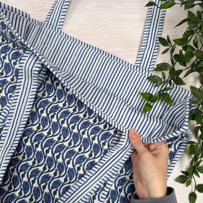Small Reversible Quilted Tote Bag (pattern D)