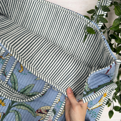 Large Reversible Quilted Tote Bag (No. 3)