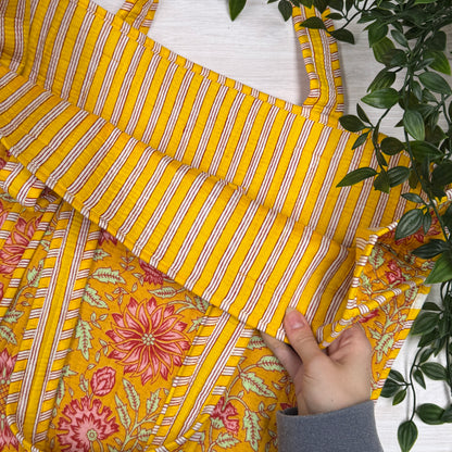 Large Reversible Quilted Tote Bag (No. 8)