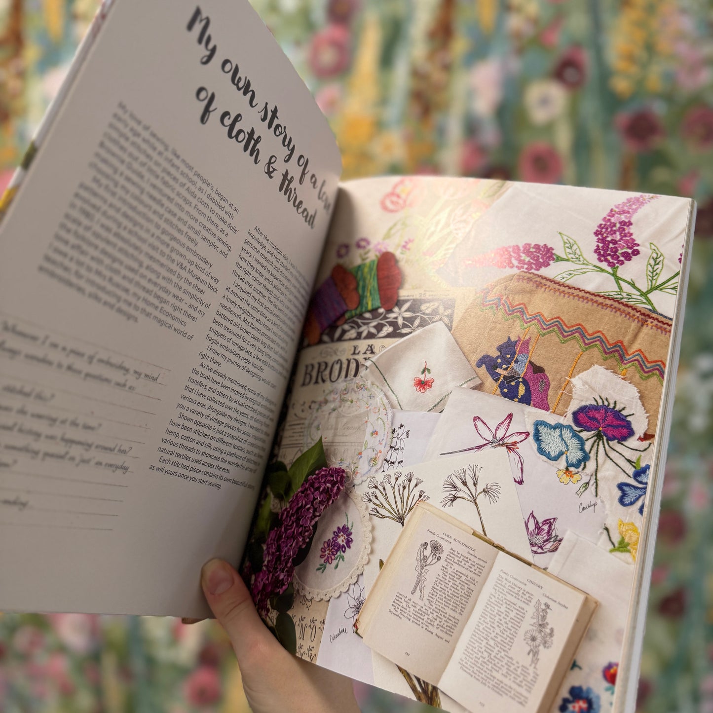 A Love of Cloth & Thread: Among the Wildflowers Embroidery Transfer Book