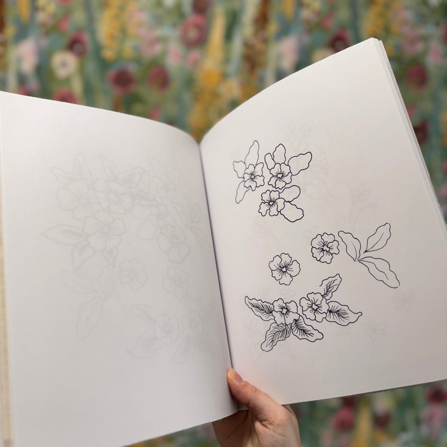 A Love of Cloth & Thread: Among the Wildflowers Embroidery Transfer Book